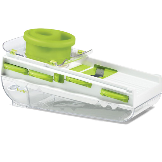 EASY MANDOLINE SLICER/CHOPPER W/4