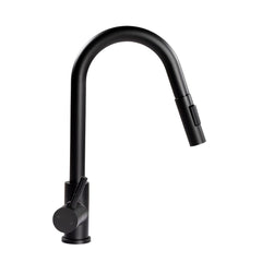 BULLET PULL-DOWN FAUCET-BLACK MATTE