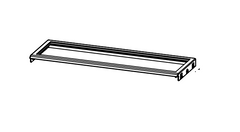 NR640174 REAR SLIDE OUT SHELF GLASS