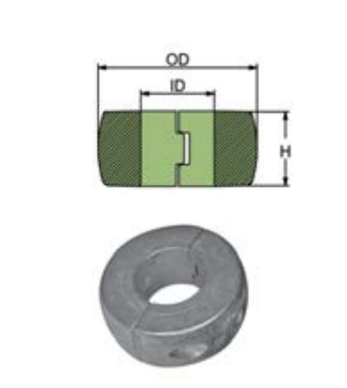 LIMITED CLEARANCE SHAFT CMC-2 (7/8'