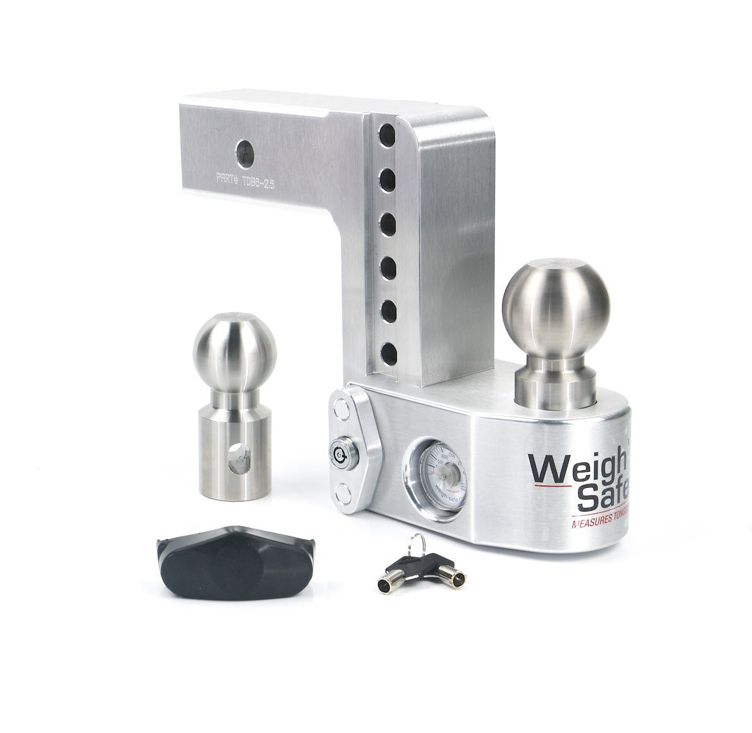 6INADJ BALLMOUNT 2.5INSHANK
