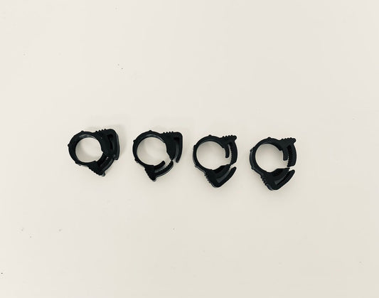 100PK NYLON RATCHET CLAMPS  13/32'