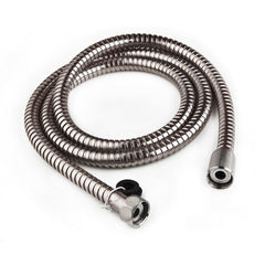 60' SS RV SHWR HOSE SATIN NICK FIN