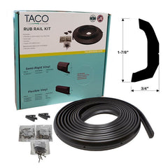 SEMI-RIGID RUB RAIL KIT  BLACK 30