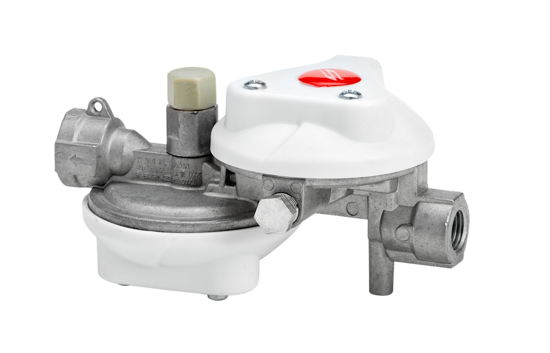 HORIZONTAL VENT TWO STAGE REGULATOR