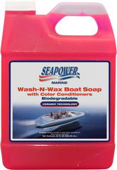 SEAPOWER WASH & WAX BOAT SOAP - 32