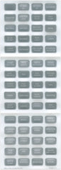 LABEL KIT DC H2O COMPACT GRAY