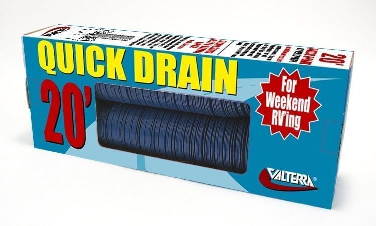 QUICK DRAIN HOSE 20' BLUE