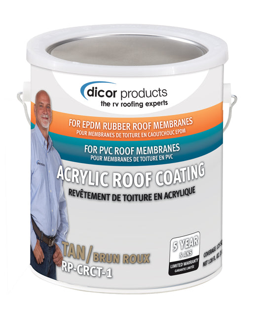 ACRYLIC ROOF COATING FOR EPDM TAN