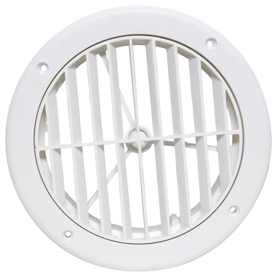 A/C VENT LOUVERED 5' WH