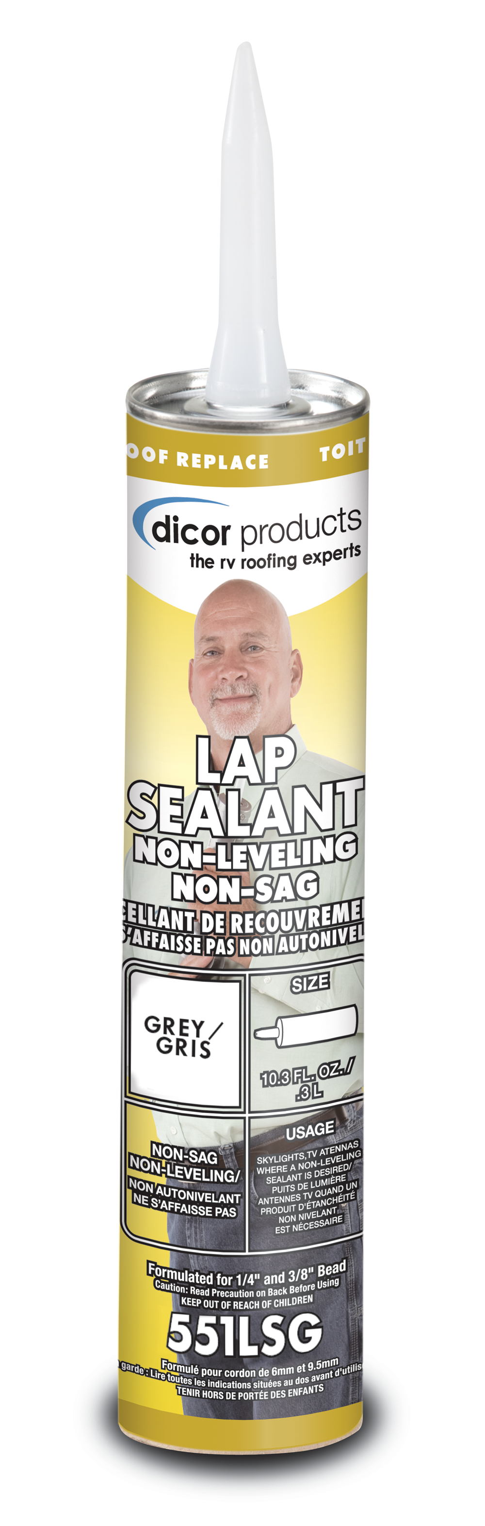 NON-SAG LAP SEALANT -GREY