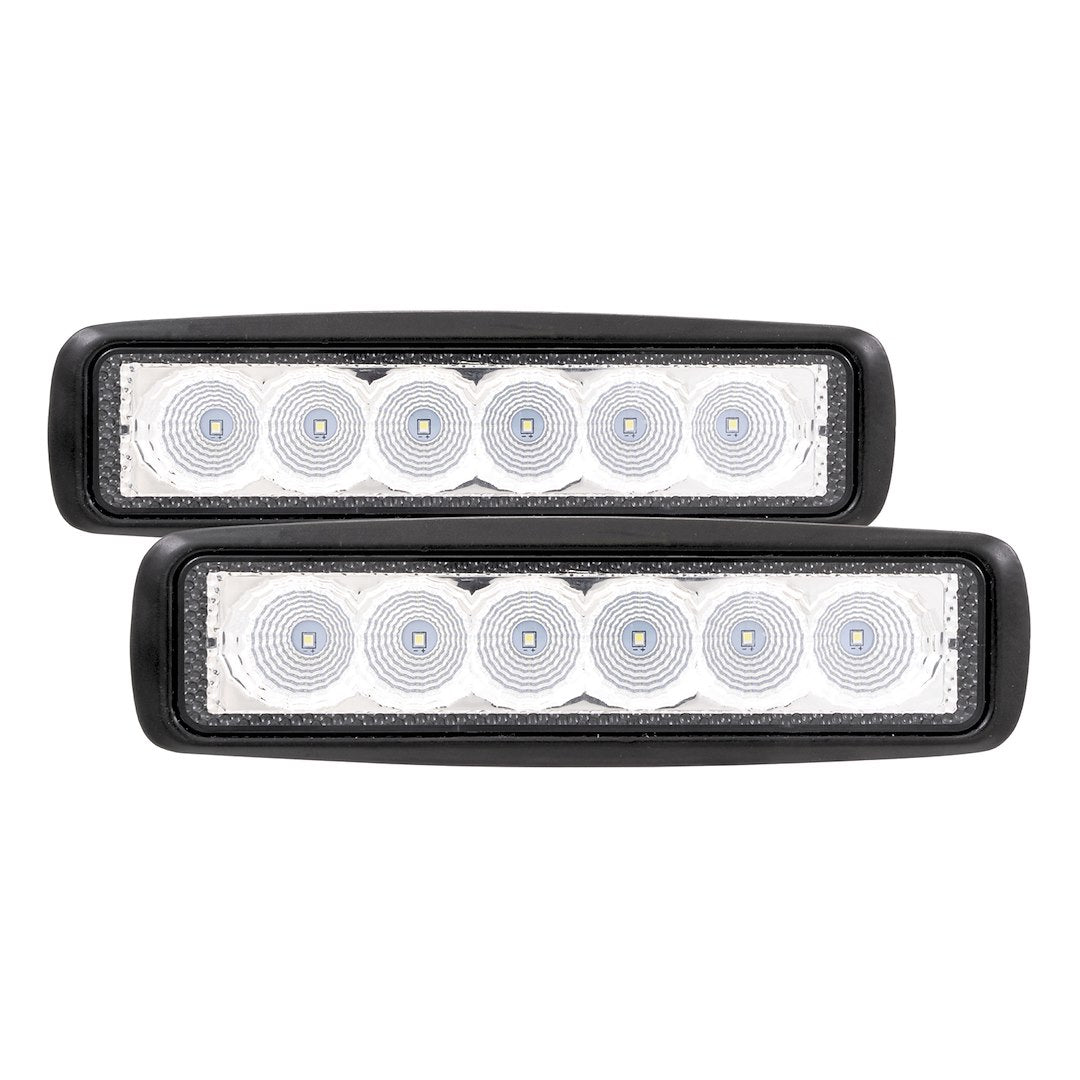 6IN UTILITY 6X3W FLOOD PAIR