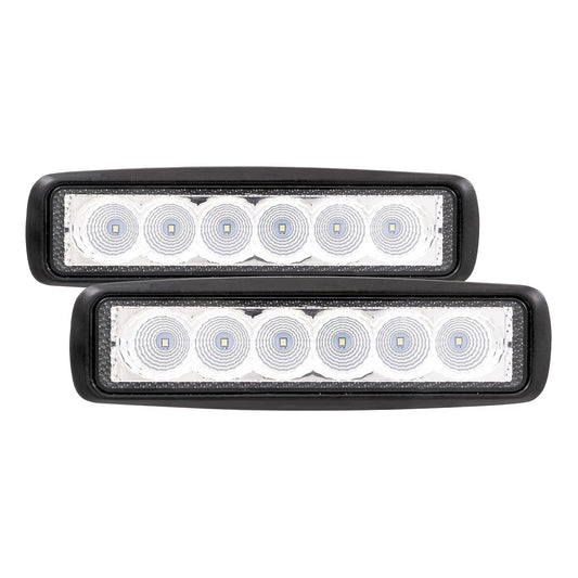 6IN UTILITY 6X3W FLOOD PAIR