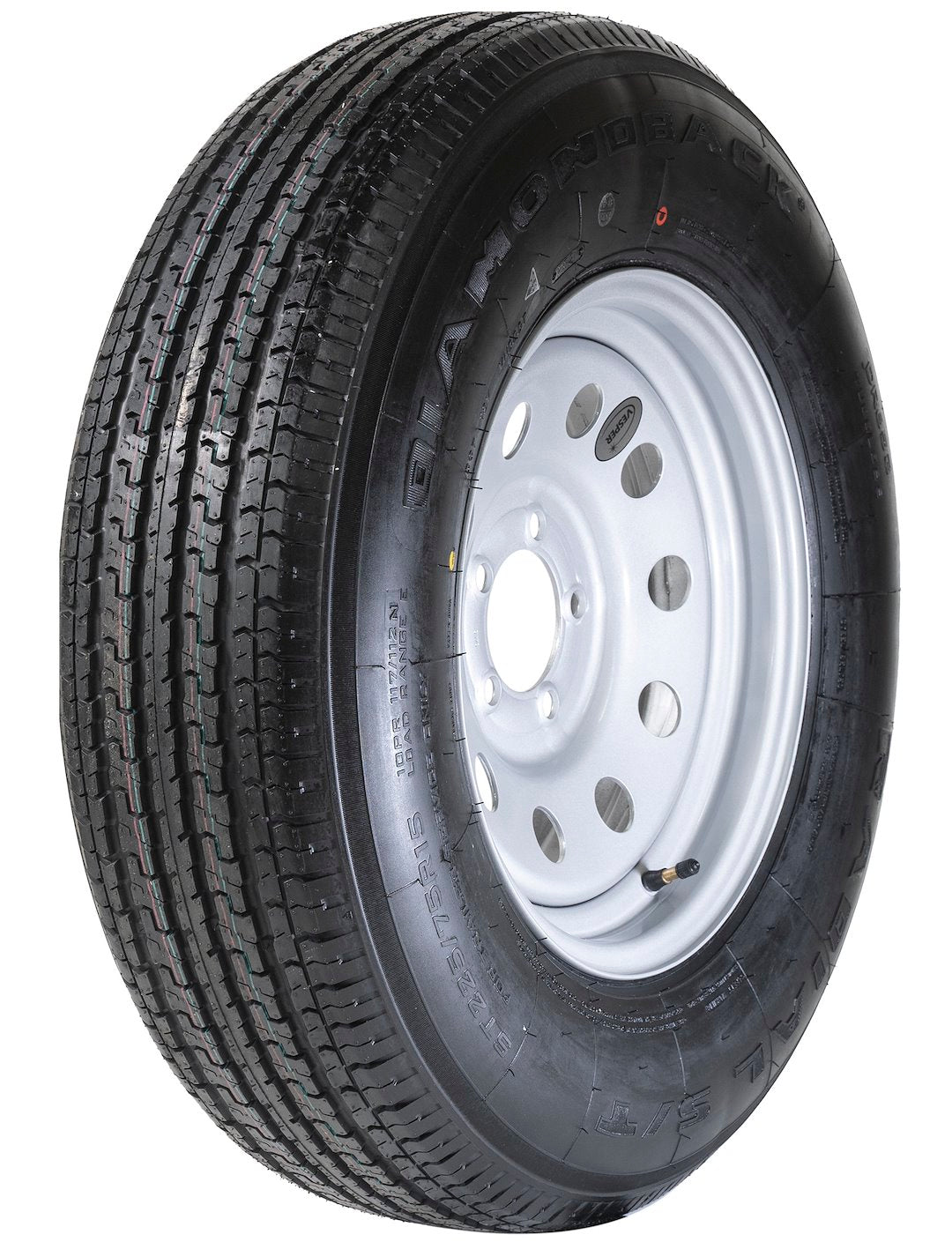 ST225/75R15 10 PLY DIAMONDBACK ON 1