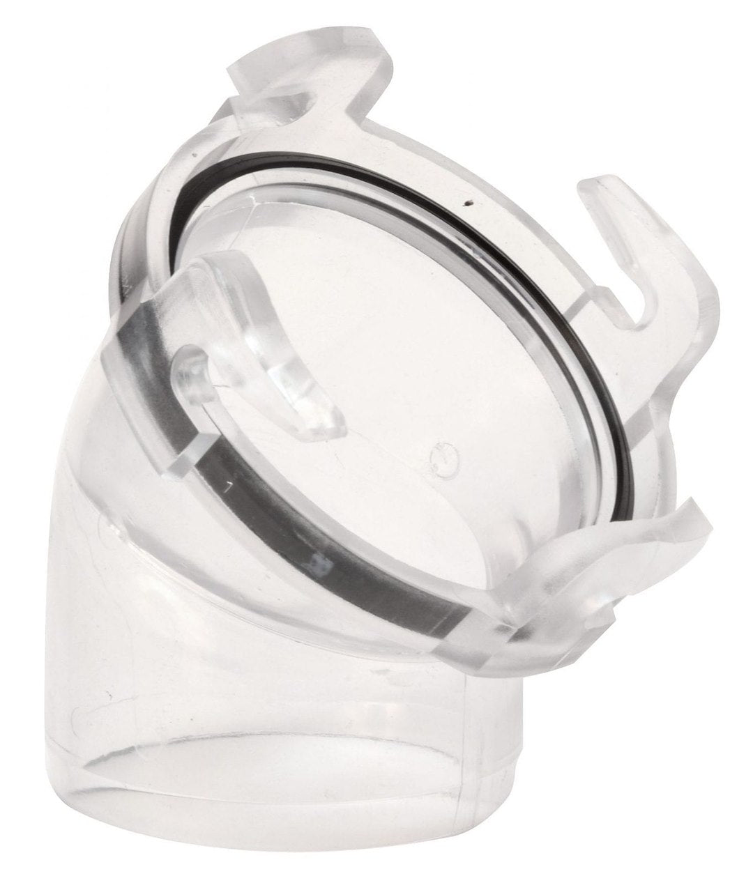 HOSE ADPATER 45  CLEAR