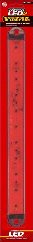 LED ULTRA THIN ID BAR RED