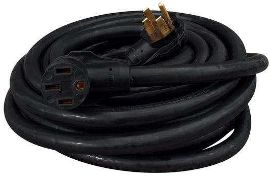 50A 50' EXT CORD  BLACK  BULK