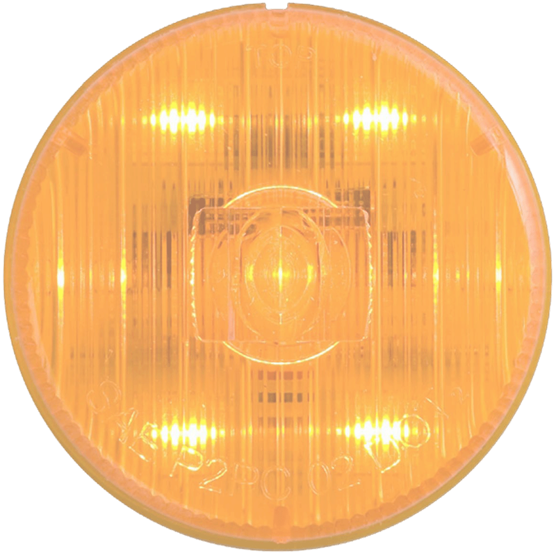 LED MARK LIGHT;2';PC;AMBER;CLEAR