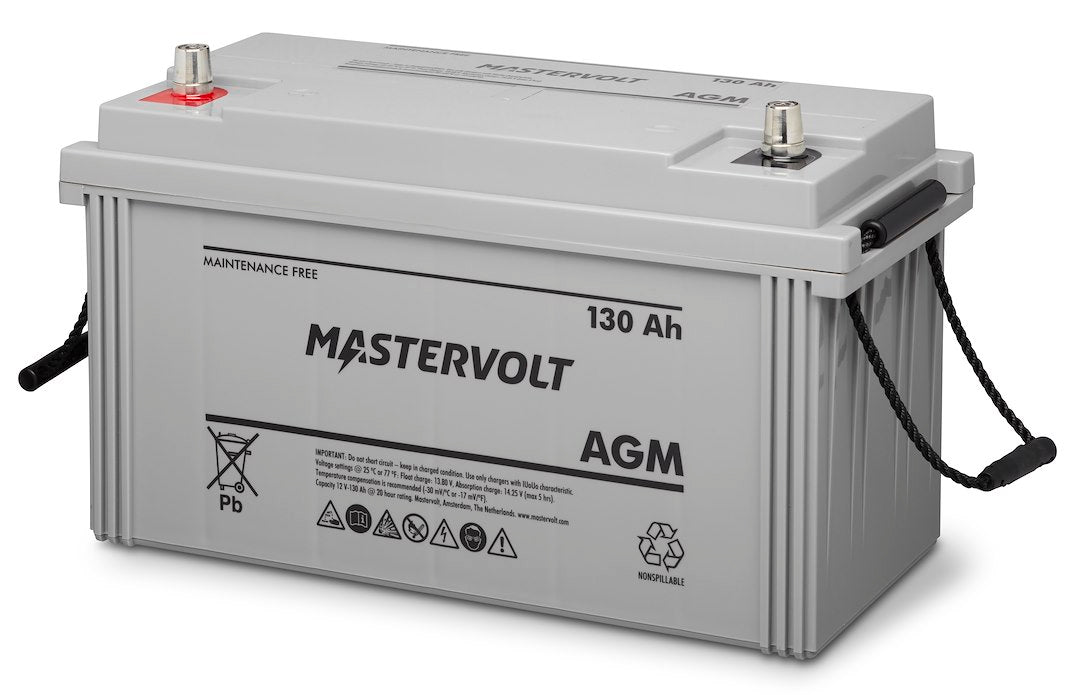 MASTERVOLT AGM BATTERY 12/130 AH
