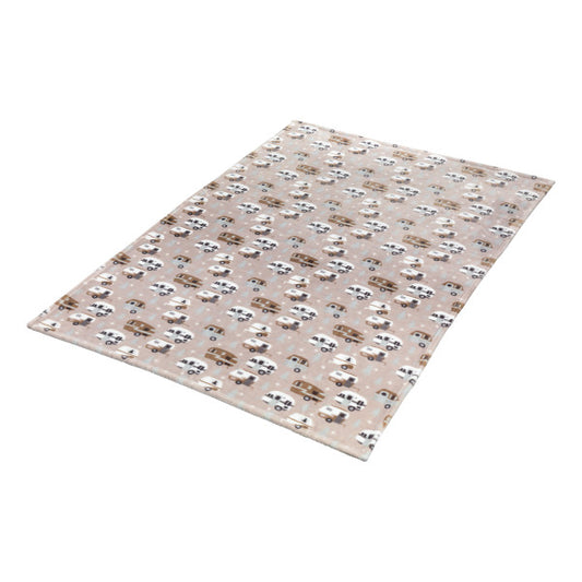 WANDER & REST  THROW BLANKET - HAPP