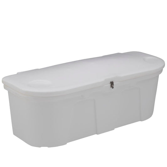 S'N'G 5.5 FT. POLY DOCK BOX- WHITE