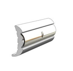 RIGID RUB RAIL  FROSTY WHITE 20