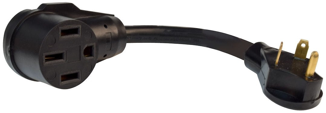 30AM-50AF 12' ADAPTER  BLACK  BULK