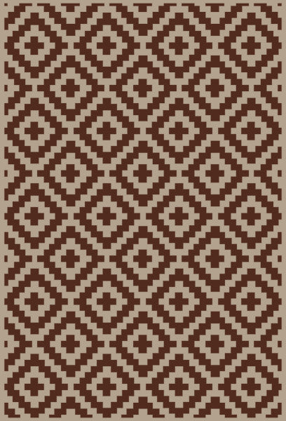 8X12 MAT BROWN/TAN