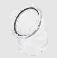 45  CLEAR RV SEWER ADAPTER