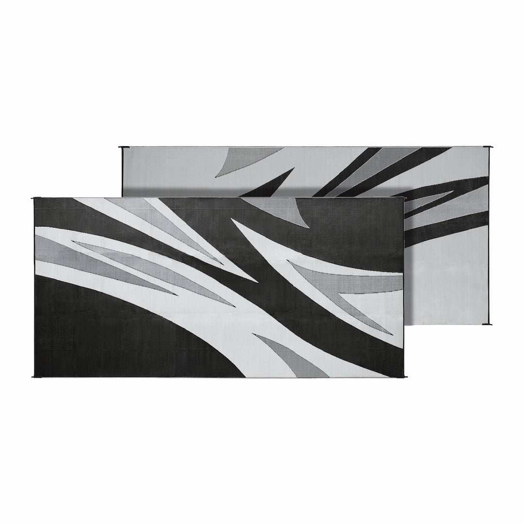 MAT SUMMER WAVES 8X16 BLACK