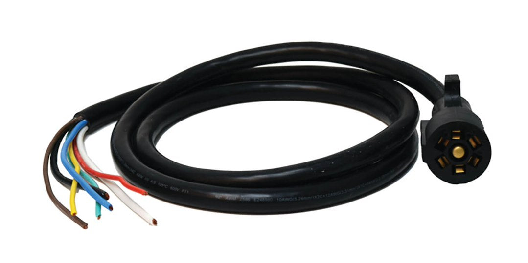 7WAY 6' TRAILER CORD