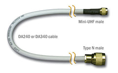 50' DA340 CBLE W/MIN UHF&TYP N MAL
