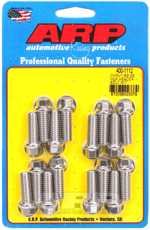 BBC SS HEX HDR BOLT KIT
