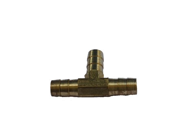 BRASS BARB/BARB/BARB 'T' 3/8'(9.5MM