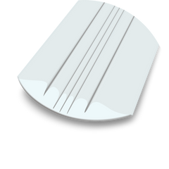 KEELGUARD BOW PROTECTOR  WHITE  9'
