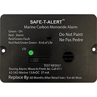 MARINE CO DETECTOR FLSH MNT BLK