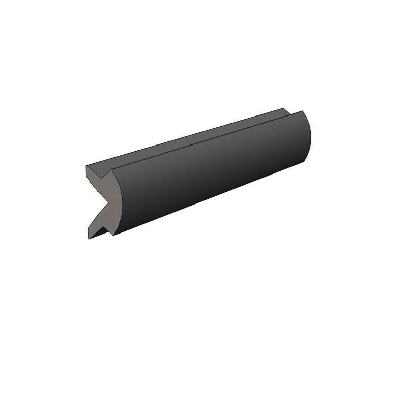 FLEXIBLE RUB RAIL INSERT KIT  BLACK