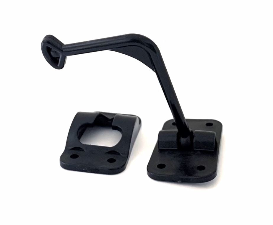 90  T-STYLE DOOR HLDR  BK