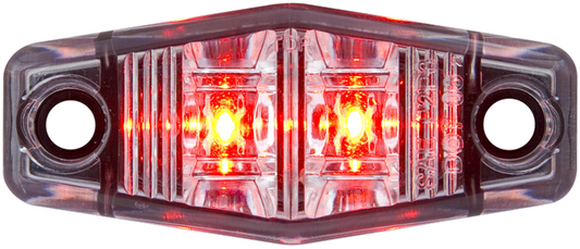 LED MARK W/ CLEAR LENS;MINI;RED