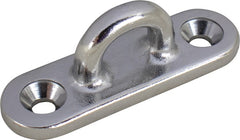 STAINLESS OBLONG EYE PLATE 3'