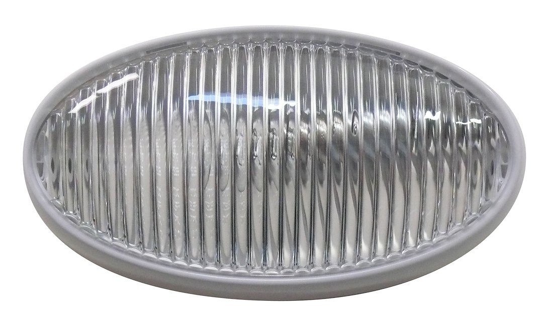 OVAL PORCHLIGHT WHT NS
