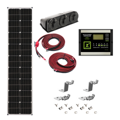 90 WATT DELUXE SOLAR KIT
