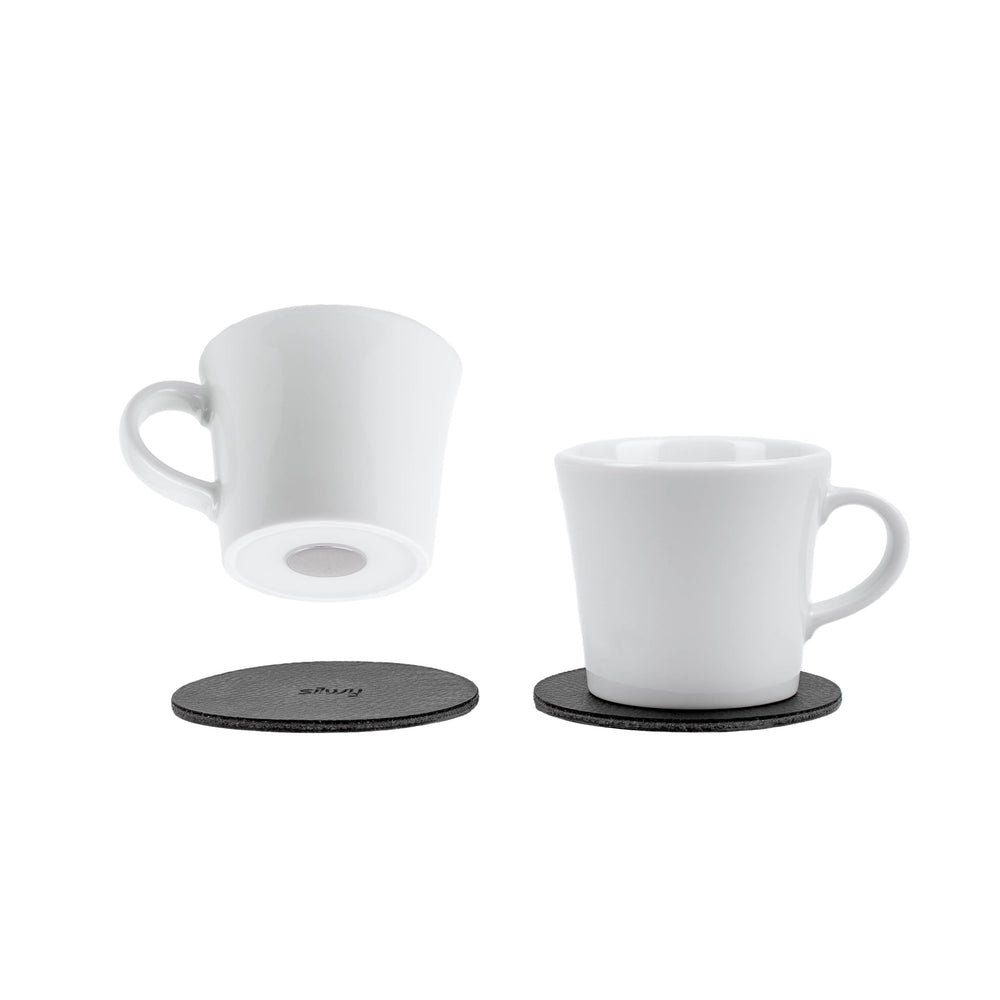 PORCELAIN MAGNETIC ESPRESSO CUPS