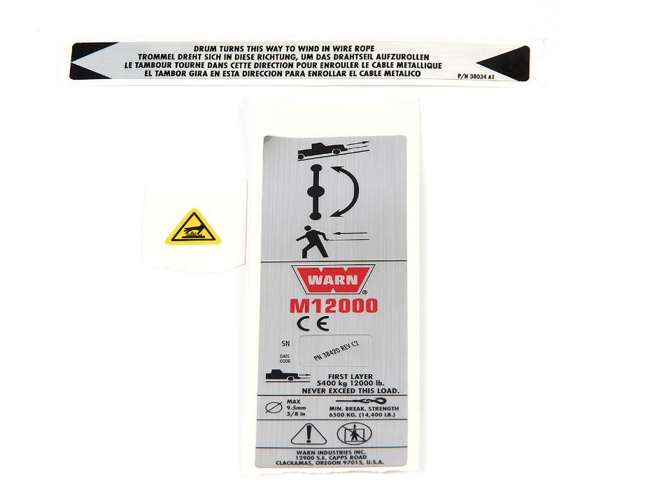 LABEL KIT CE M12000