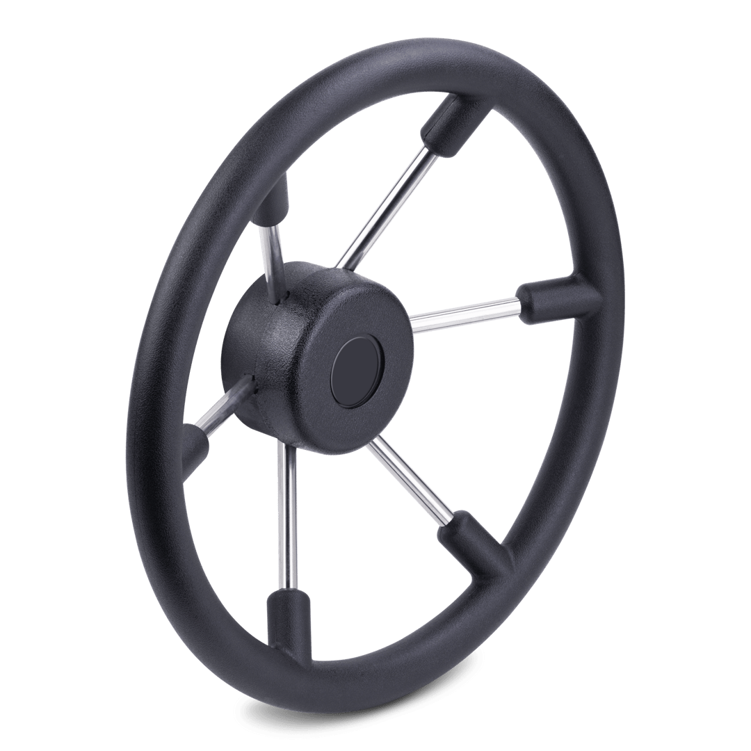 WHEEL TALON  (14') SS 6 SPOKE  BLAC
