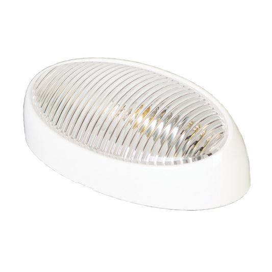 PORCH LIGHT OVAL WO/SW CLR CD1