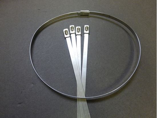 STAINLESS STEEL CABLE TIES 8'  100P