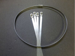 STAINLESS STEEL CABLE TIES 8'  100P