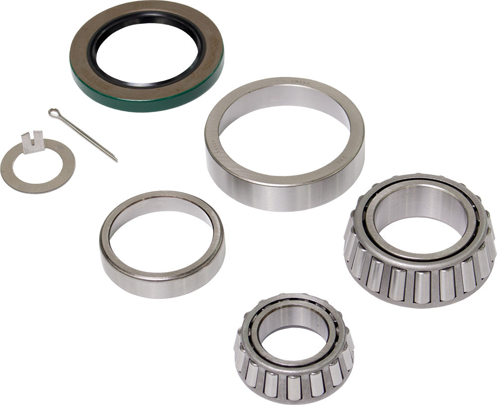 6K BEARINGS & SEAL KIT W/COTTER PIN