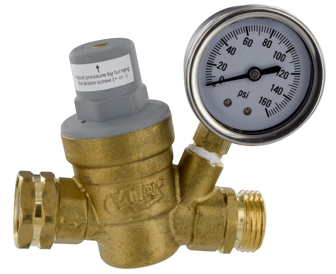 WTR. REG. ADJ. L.F. BRASS